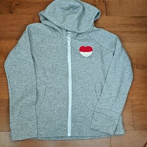 Girls zip hoodie, size 10-12